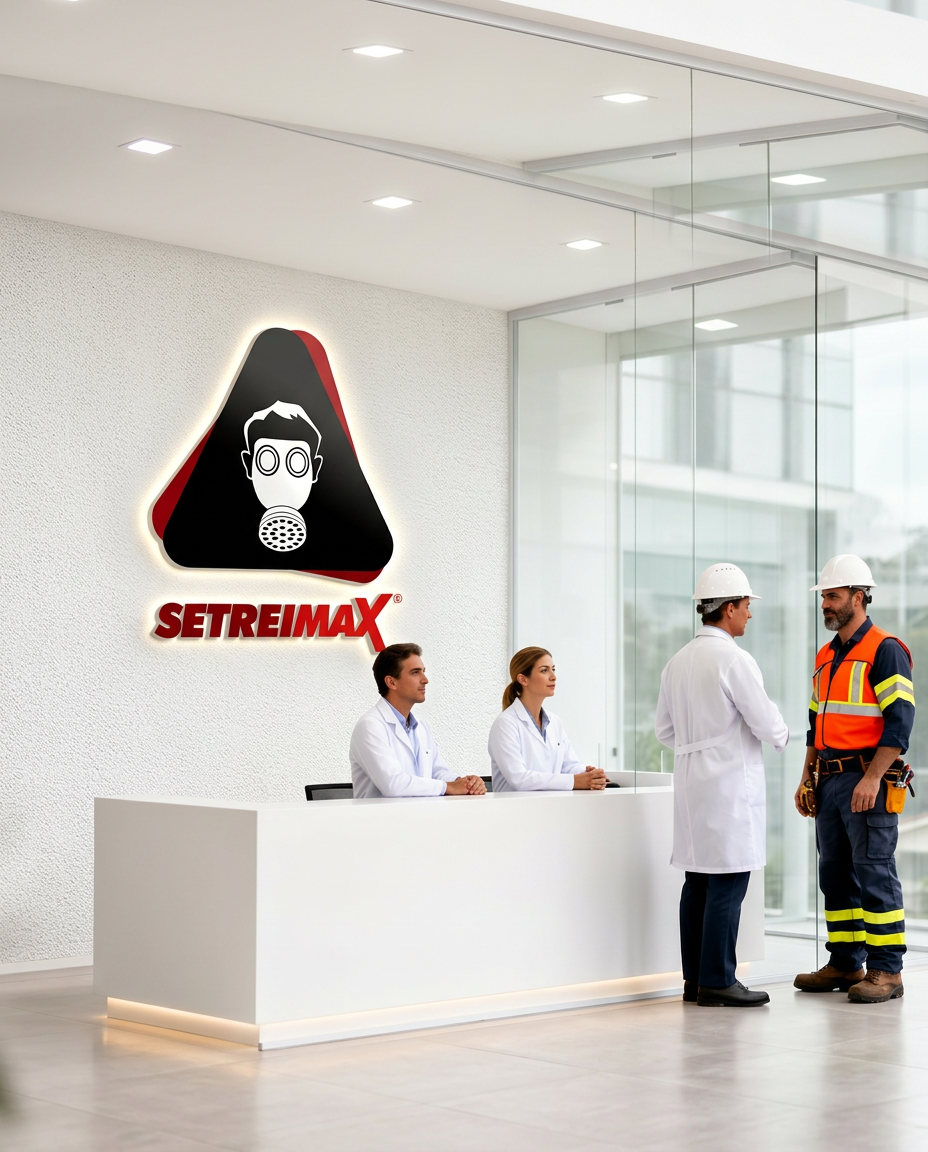 Recepção de clínica franqueada SETREIMAX